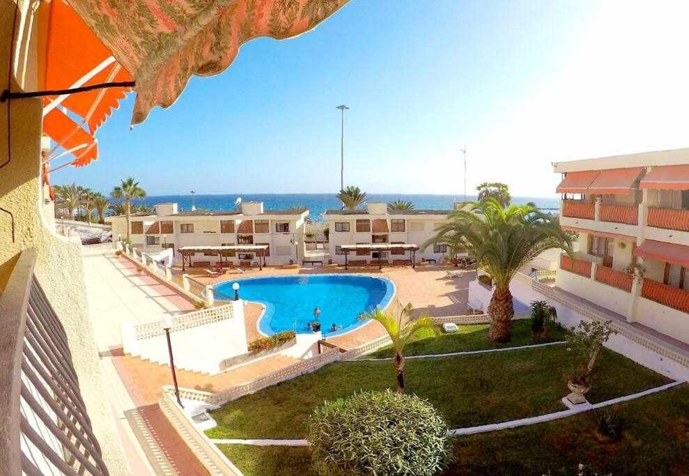 Vera Mar 9C Primera Linea Con Piscina Y Parking Los Cristianos  Exterior foto